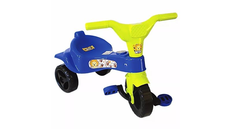 Motoca Velotrol Triciclo Infantil Fundo Do Mar Azul