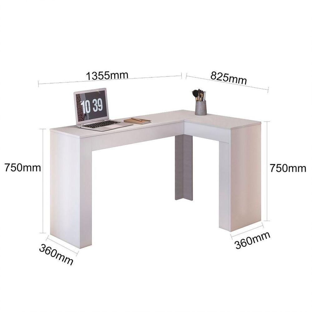 Escrivaninha com espelho giratório 360° e penteadeira com luzes de LED com  banco macio Conjunto de mesa com 6 gavetas e criado-mudo