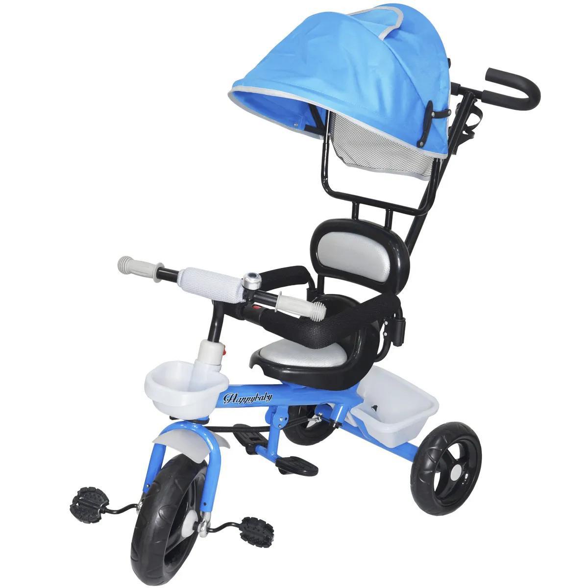 Velotrol Infantil Triciclo Azul Motoca Pedalar Menino
