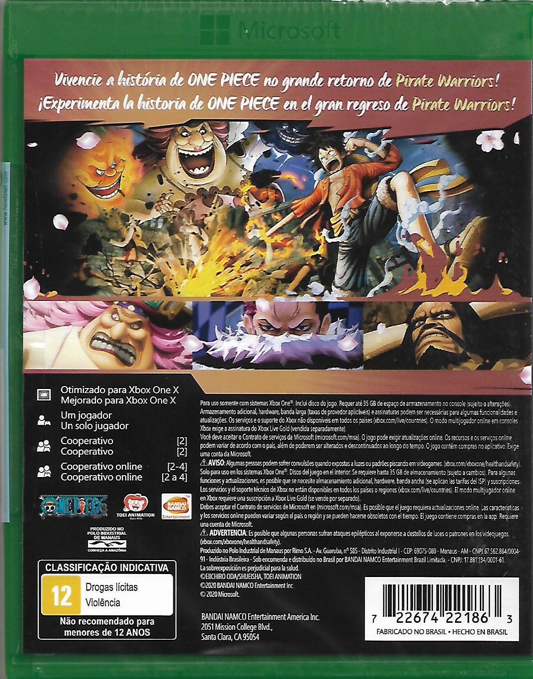 Comprar One Piece Pirate Warriors 4 - Xbox One Mídia Digital - de