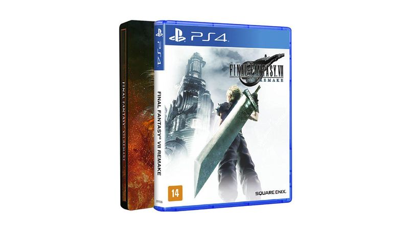 Jogo Final Fantasy Vii Remake (Steelbook Edition) - Ps4 - Casa & Vídeo