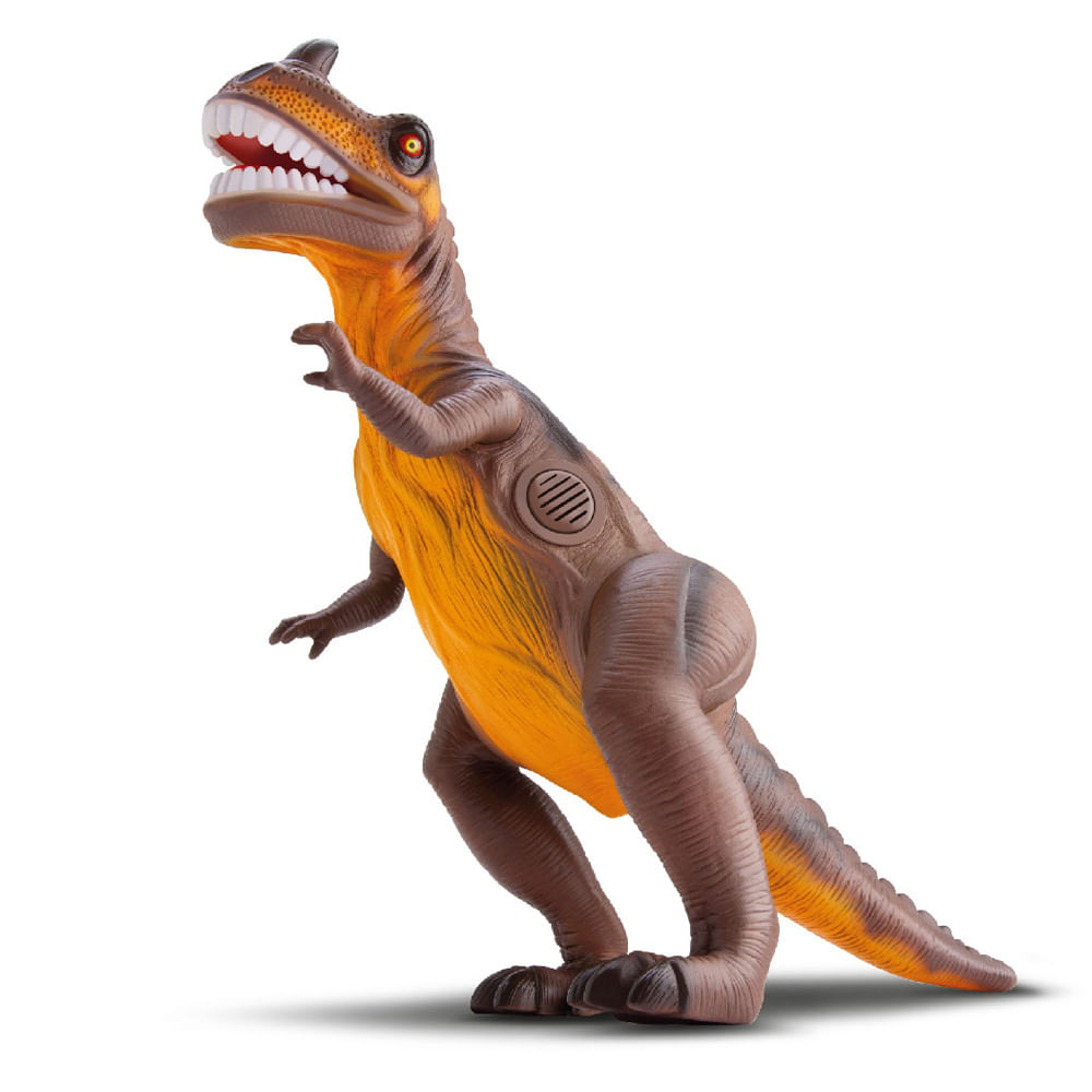 Dinossauro Dinopark Bee Toys 681 Hunters T-Rex 60cm Articulado