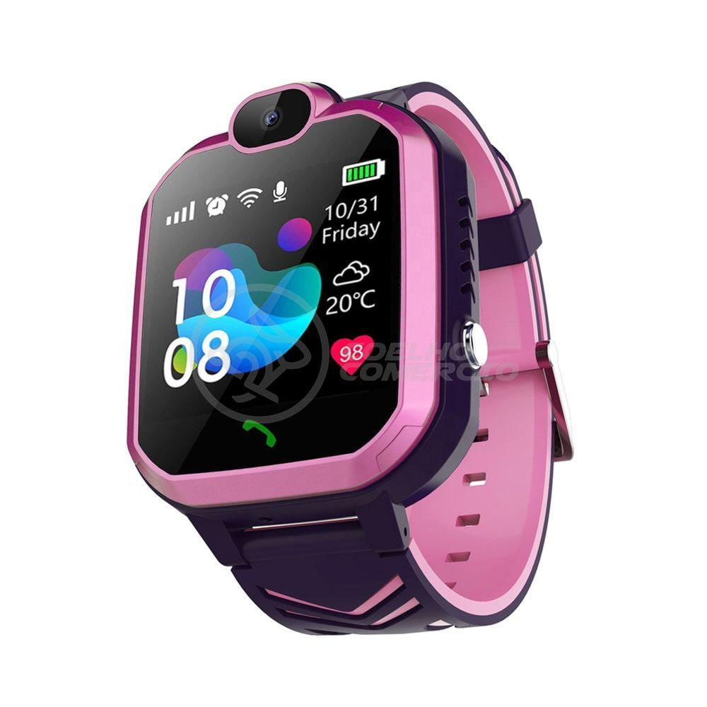 Comprar Smartwatch Q12 - Rosa - Relógio Infantil - Câmera