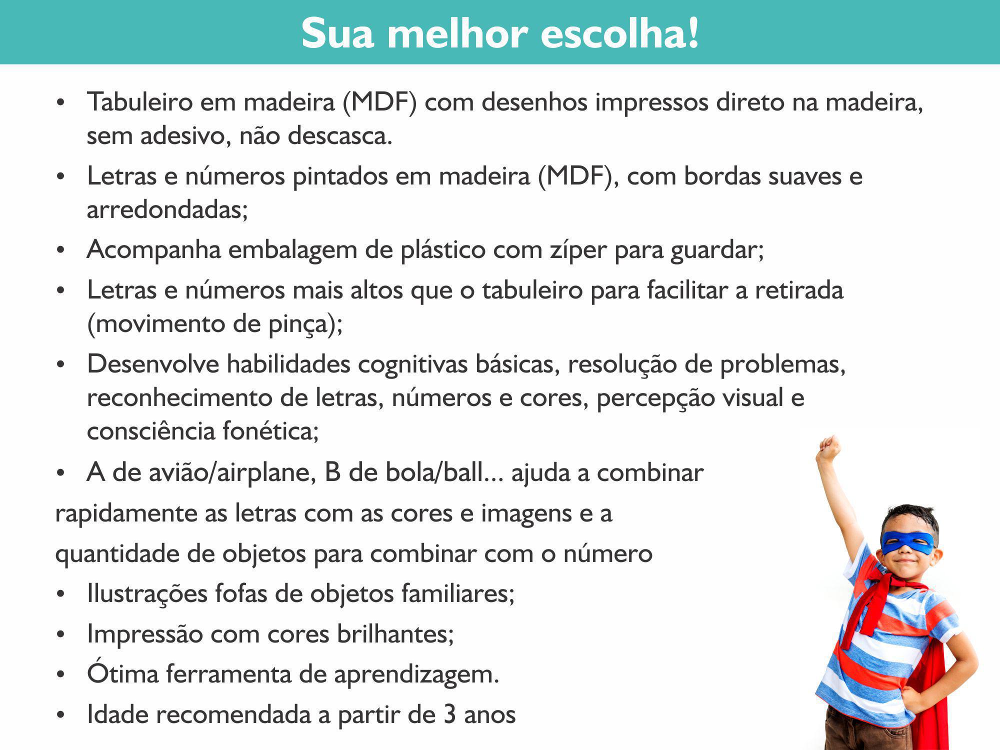 Brinquedo Pedagógico Educativo Kit Alfabeto Bilíngue + Números na  Americanas Empresas