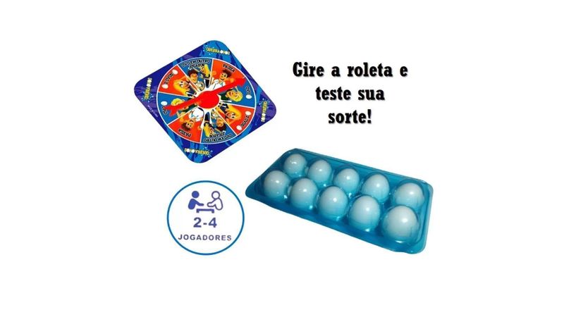 Jogo Da Roleta Quebra Ovos 0706 - Braskit
