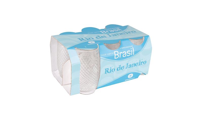 Copo Rio de Janeiro vidro 330ml Wheaton - Casa Freitas