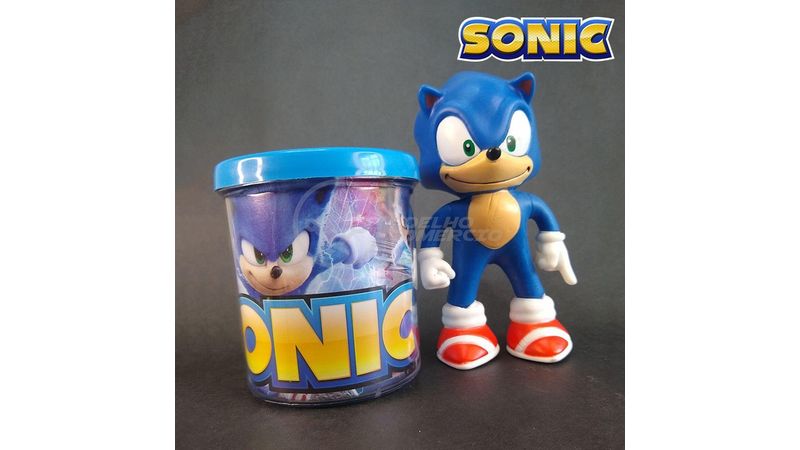 Coleção Boneco Action Figure Sonic The Hedgehog Azul 16Cm - WebContinental