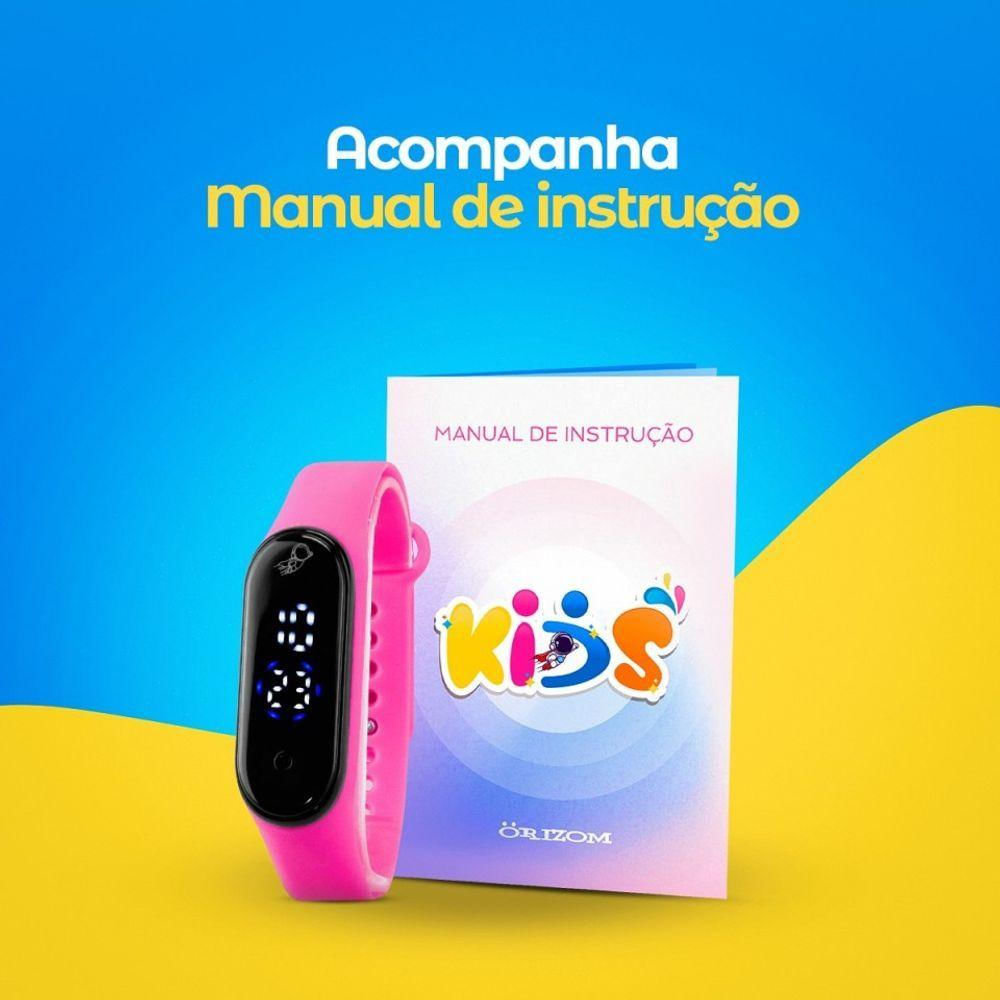 Relógio Digital Esporte Bracelete Led Adulto Infantil Smart