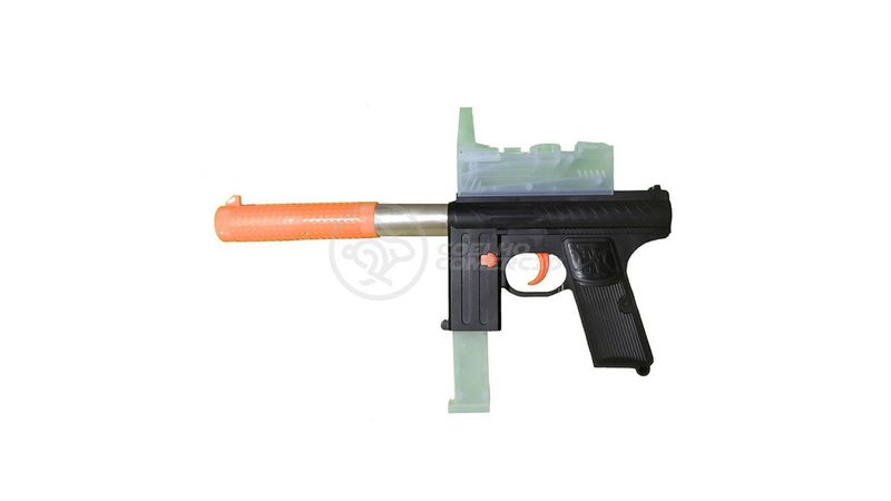 2 armas / pistola infantil atira dardos arminhas de brinquedo com acessórios