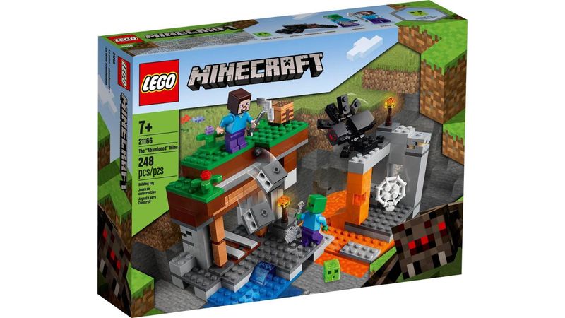 Lego Minecraft A Mina Abandonada 248 Peças - LEGO 21166 - Fabrica da Alegria