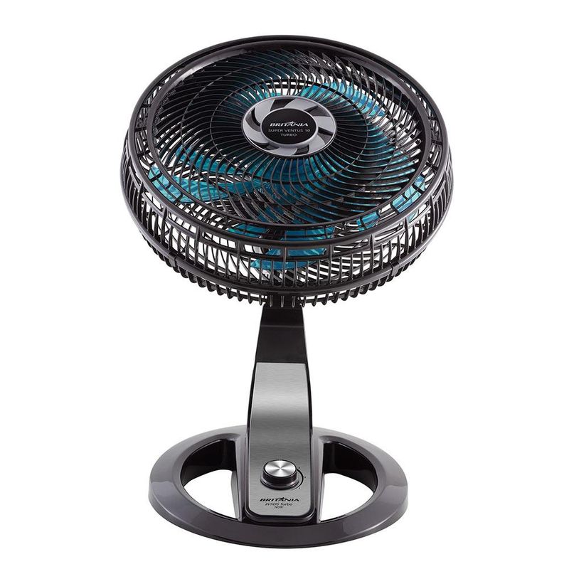 Ventilador De Mesa Britânia Super Ventos Turbo 10 Pás Preto 220V - Casa ...