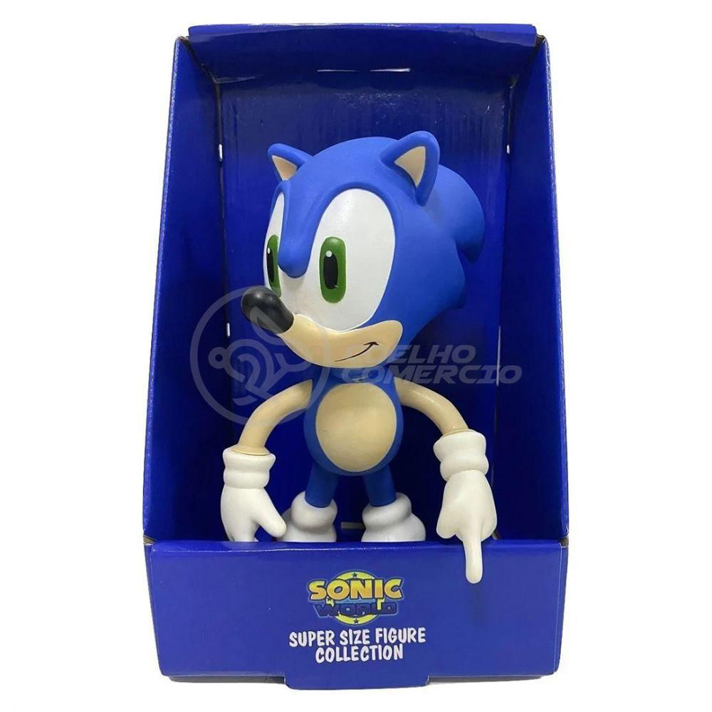 Boneco Action Figure Sonic Articulado 23cm - Casa & Vídeo