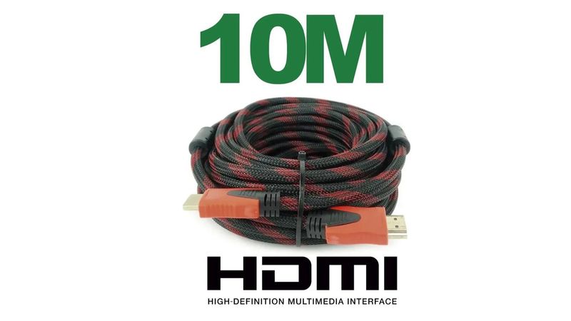 Cabo Hdmi 10m Metros Premium 2.0 Blindado Ultra FullHd 4k 3d Para Smart Tv  Note Pc Alta Definição 1080p Banhado a Ouro - Leffa Shop - Cabo HDMI -  Magazine Luiza