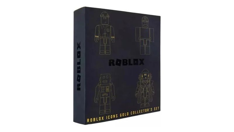 ROBLOX ICONS GOLD COLLECTORS Builderman+Mr. Robot Lot Of 3