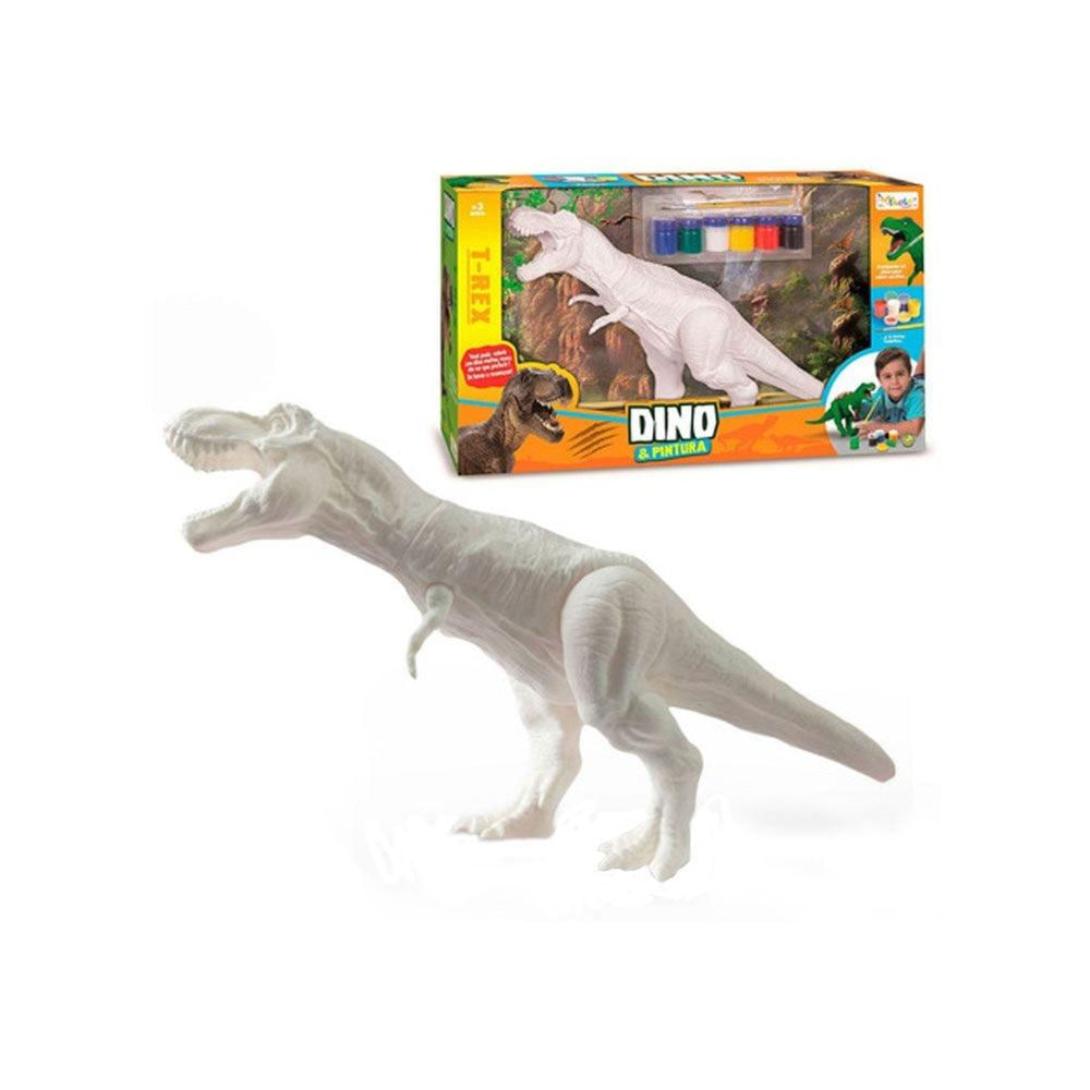 Dinossauro Para Colorir Dino E Pintura T-Rex Miketa 1136 no Shoptime