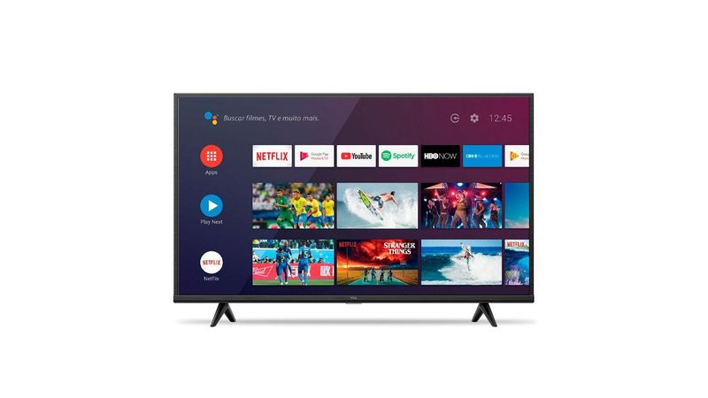 Smart TV LED 50 TCL P615 4K UHD HDR com Wifi e Bluetooth, 3 HDMI