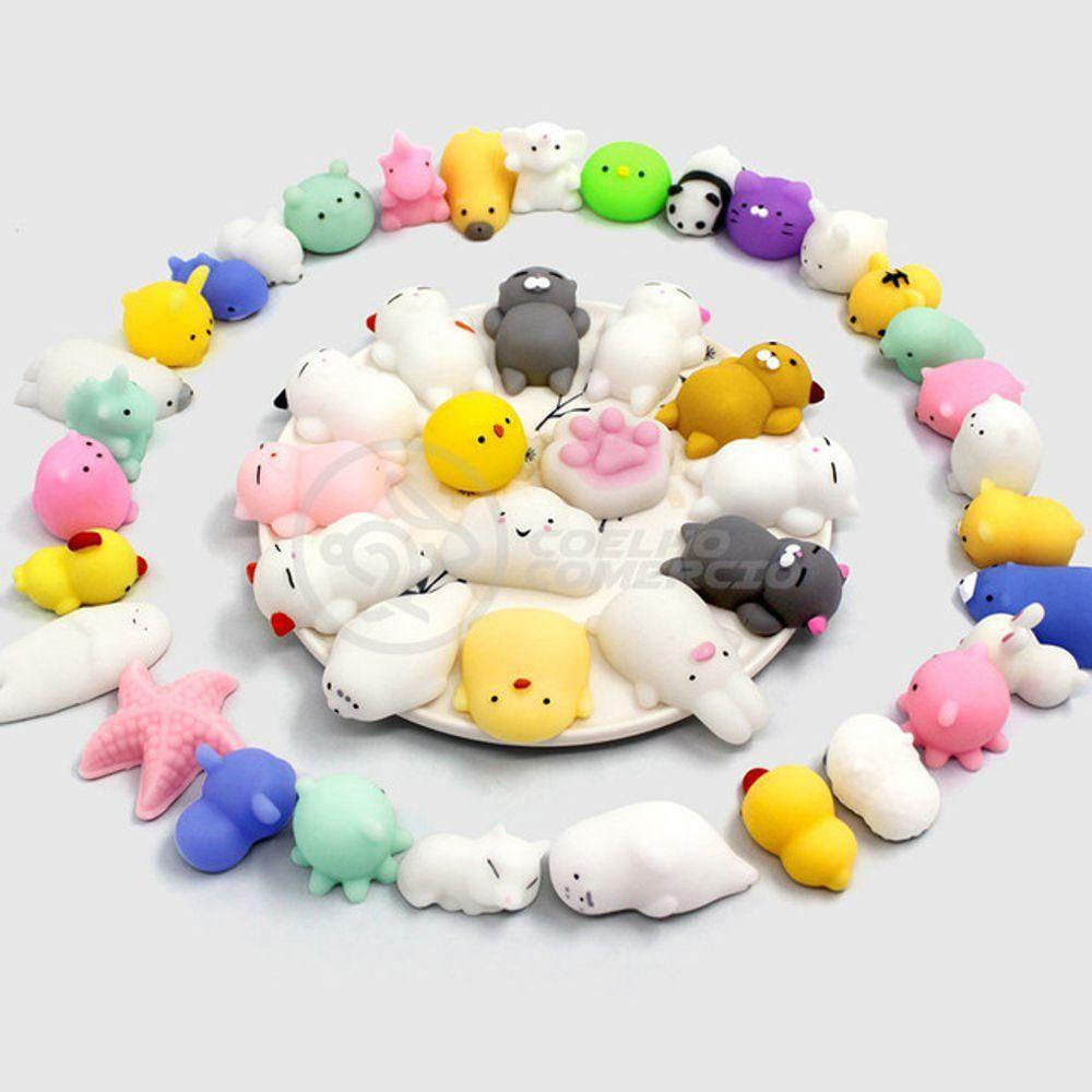 10 Squishy Mochi Bichinho Macio De Apertar Squishies Tiktok