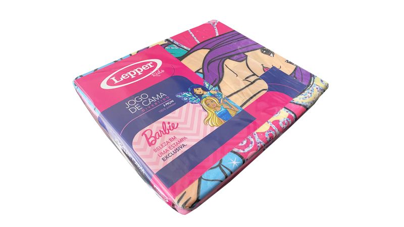 Jogo de Cama Microfibra Solteiro Barbie Reinos Mágicos Lepper na Lojas  Cerentini - Casa & Decor em até 12x