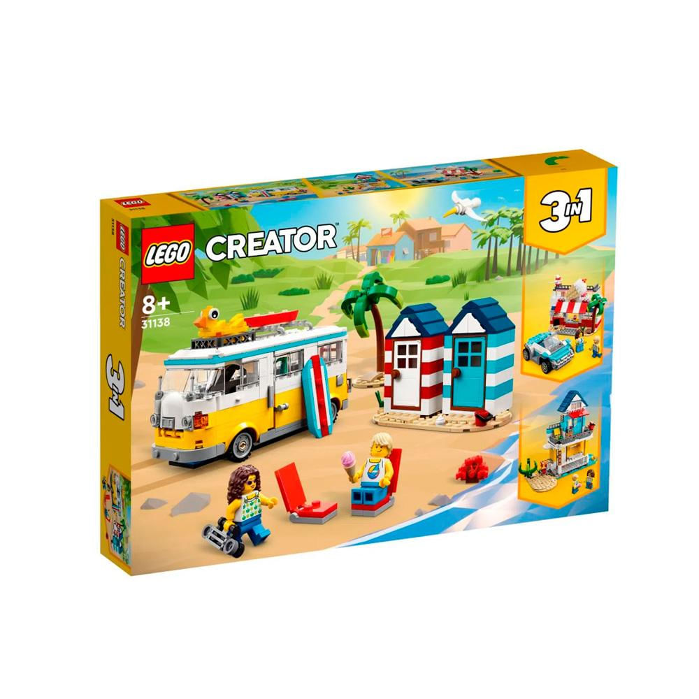 brinquedos toys lego creator lego creator 3 em 1 casa de praia