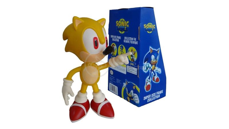 Boneco Sonic Grande Super Size Figure Collection - 23cm com o