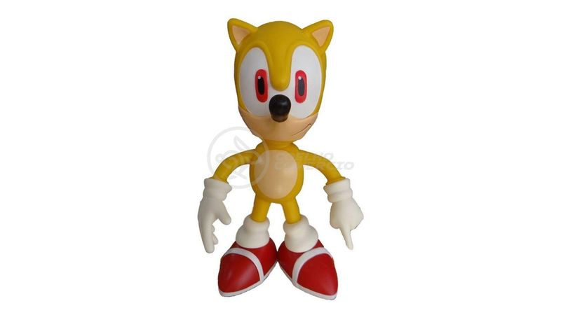 Boneco Action Figure Sonic Articulado Grande Super Size - 23cm - Sonic World