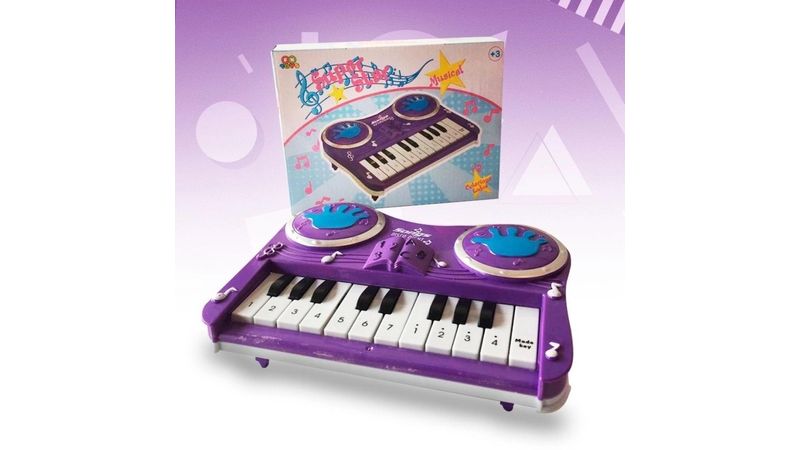 Brinquedo Infantil Teclado Piano Musical com Karaoke - Chic Outlet