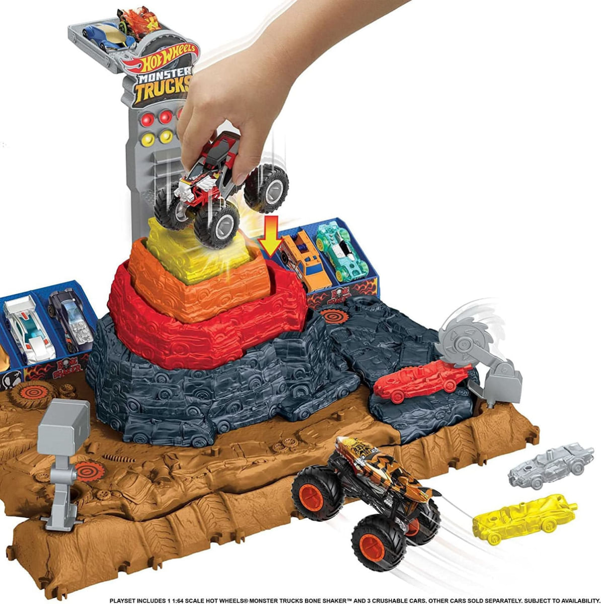 Hot Wheels Básico 1:64 Monster Trucks - Bumerang Brinquedos