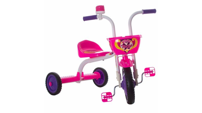 Triciclo 3 Rodas Bicicleta Infantil Menina Ultra Bike com o Melhor Preço é  no Zoom