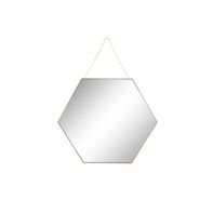 Espelho Decorativo 40cm Hexagonal de Vidro Cazza