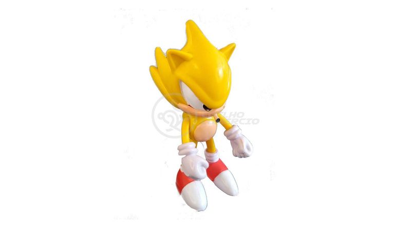 Boneco personagem sonic super promoção