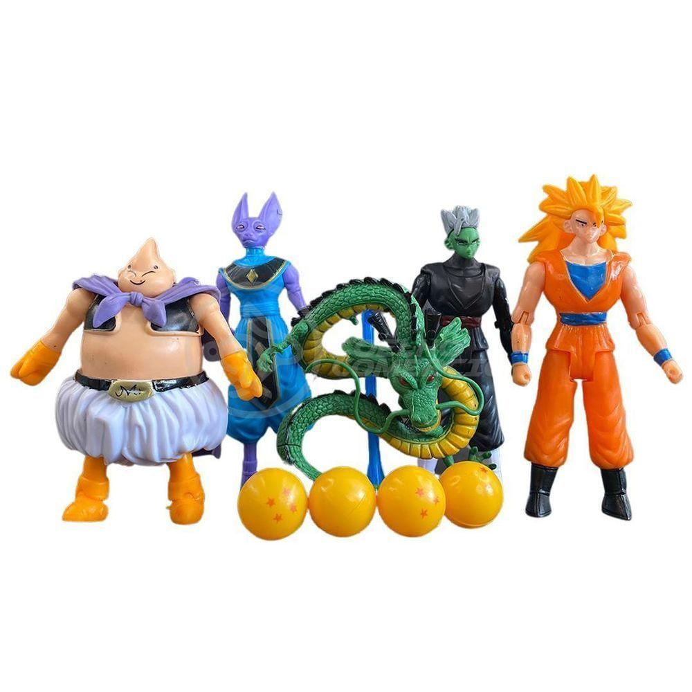 Kit Boneco Dragon Ball Z Action figure Goku, Cell, Goku Black