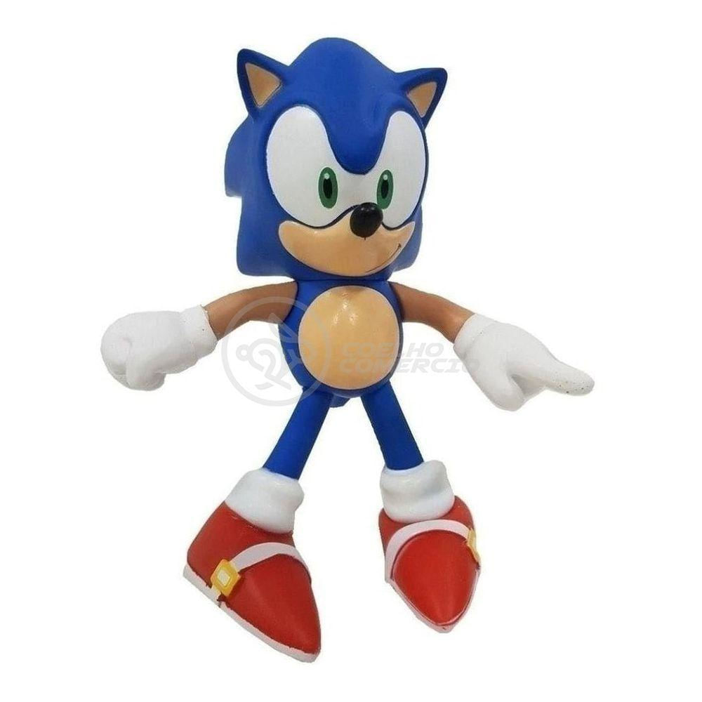 Boneco Sonic Amarelo Grande Super Size 23Cm - Sonic - Casa & Vídeo