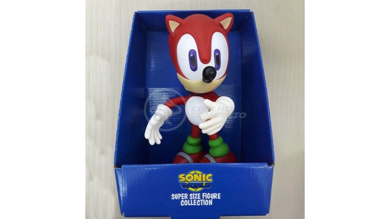 Sonic e Sonic Vermelho Collection - 2 Bonecos Grandes