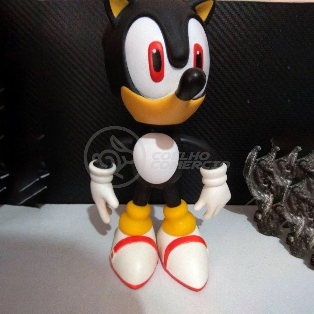 Boneco Sonic Amarelo Grande Super Size 23Cm - Sonic - Casa & Vídeo