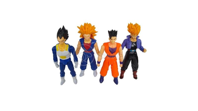 Kit 3 Bonecos Promoção Dragon Ball Goku Ssj Z Super Dragonball