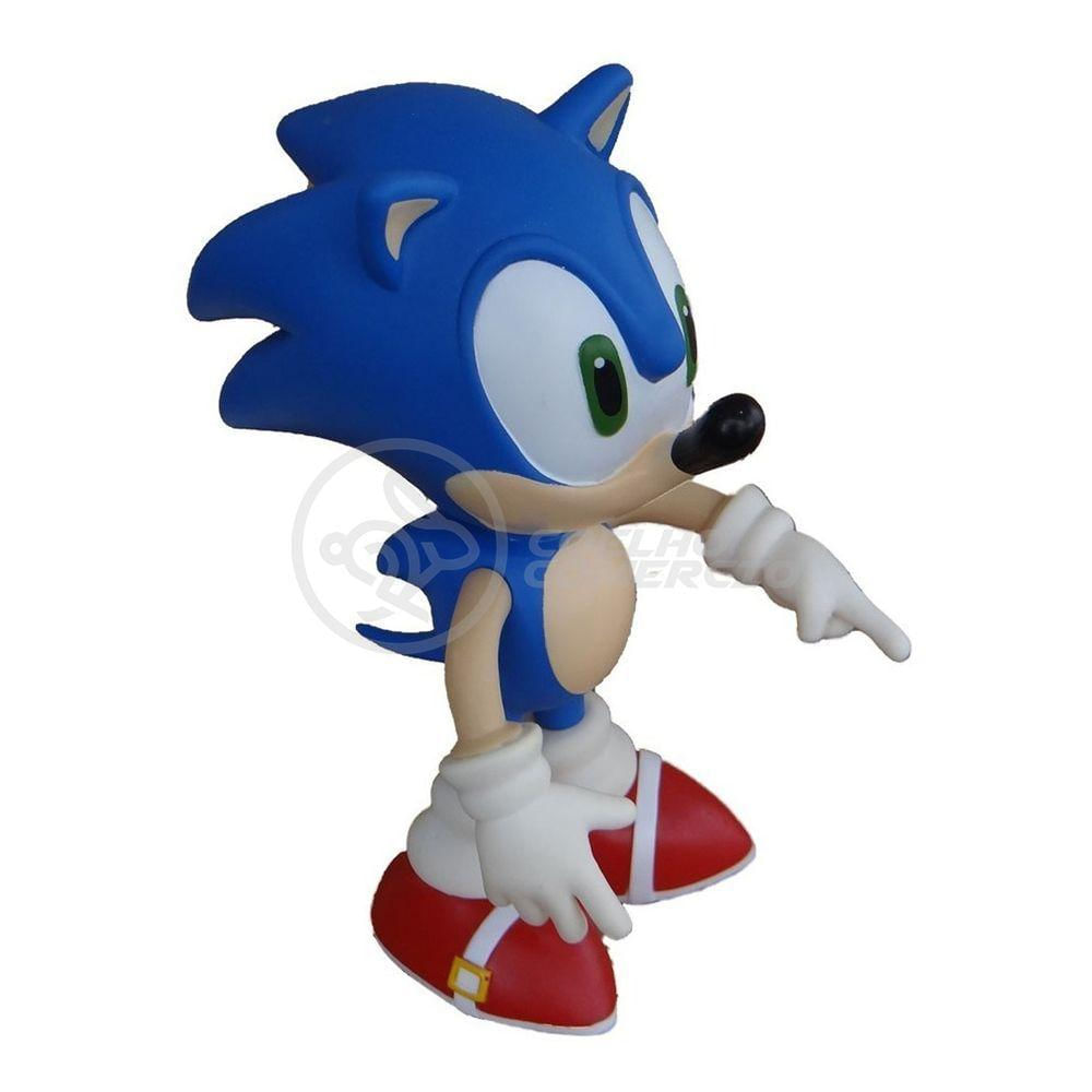 Boneco Action Figure Sonic Preto Articulado 23cm - WebContinental