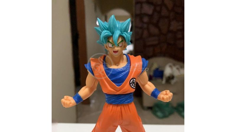 Boneco Goku Super Sayajin Blue Dragonball Z Super - 18Cm - Casa & Vídeo