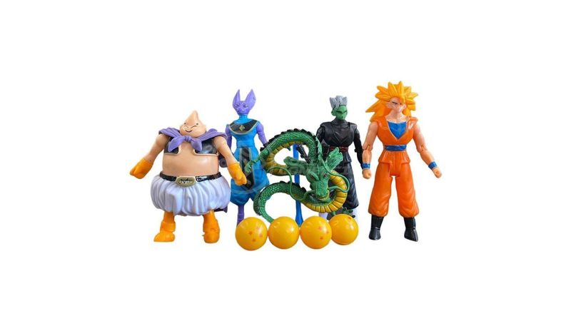 Kit 6 Bonecos Dragon Ball Super Goku Ssj3, Zamasu - Casa & Vídeo