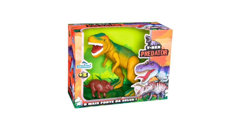 Dinossauro Tiranossauro Rex Mega Toy Adijomar Brinquedos