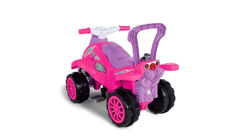 Quadriciclo Cross Completo Pink Calesita - MP Brinquedos