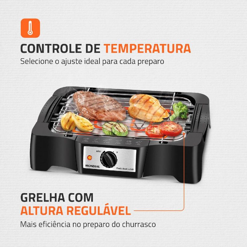 Churrasqueira-Eletrica-Mondial-Pratic-Steak-e-Grill-CH-07-Preta-127V-1618180d