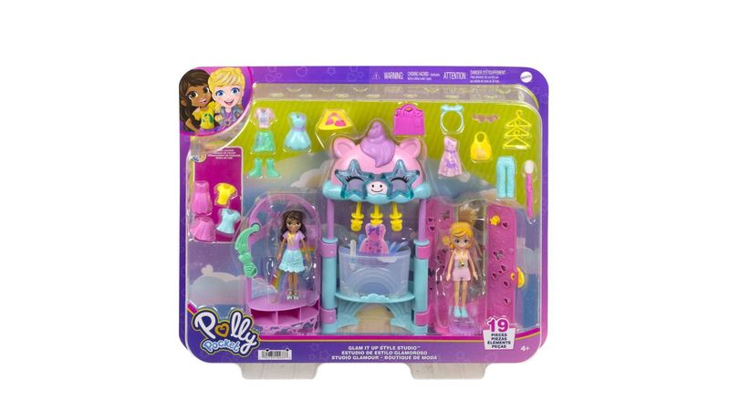 Boneca Polly Pocket Boutique da Moda - Mattel