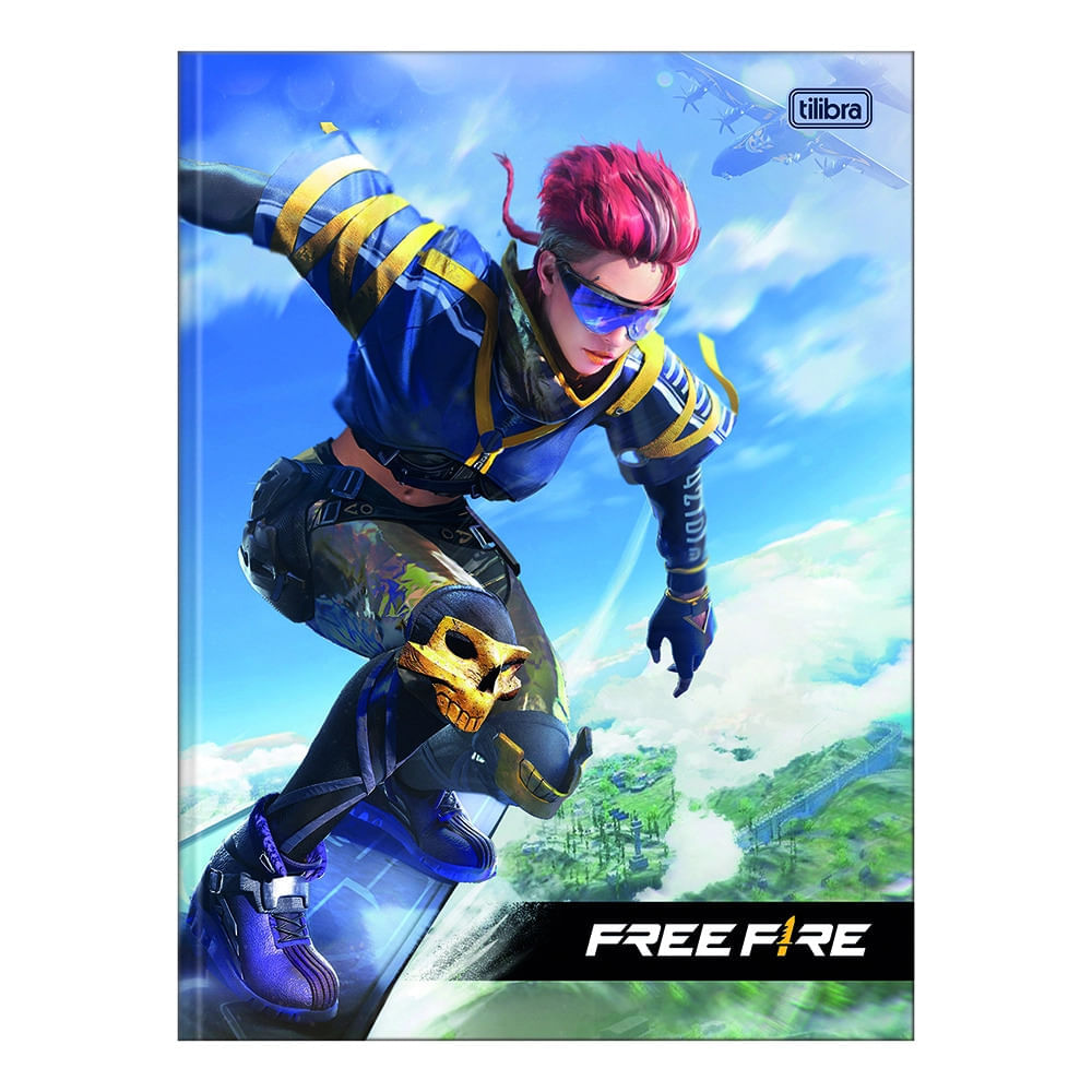 Caderno 1 Matéria Free Fire Jogo Menino Masculino Capa Dura - Papelaria  Roveda