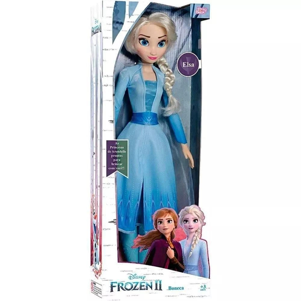 Kit c/ 2 Bonecas Anna E Elsa Frozen 2 Articulada Novabrink no Shoptime