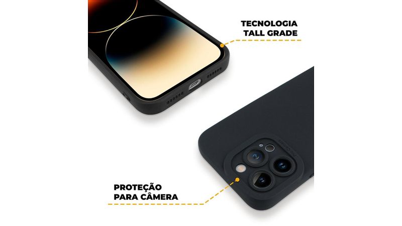 Capa para iPhone 15 Pro Max - Silicon Cloud - Gshield - Gshield - Capas  para celular, Películas, Cabos e muito mais