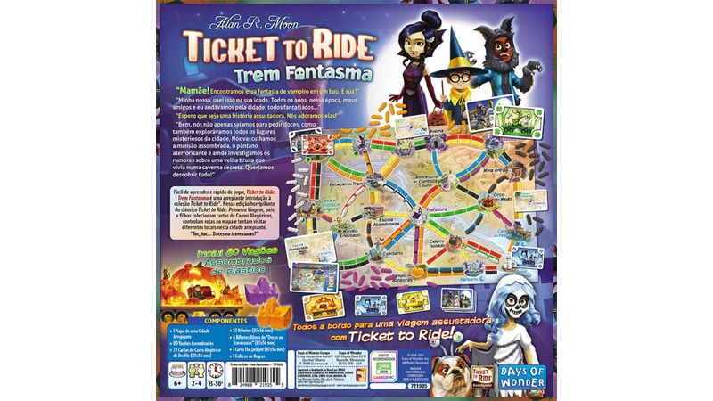 Ticket to Ride Primeira Viagem jogo