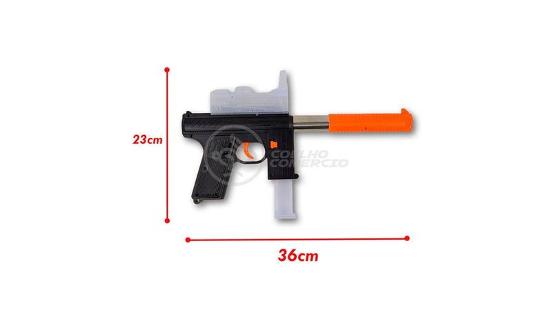 Arma Nerf Brinquedo Pressão Lança Dardos E Bolinhas De Gel