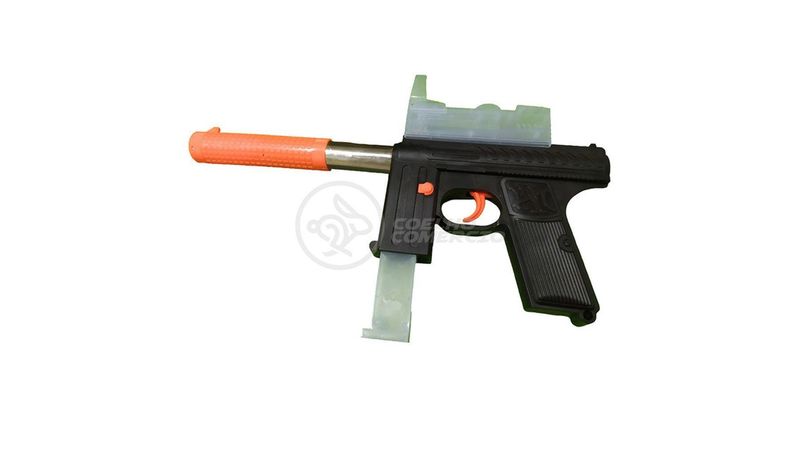 Pistola Arma Arminha de Brinquedo Lançador de Dardos 15 cm - Kasa