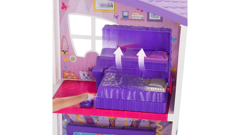 Brinquedo Boneca Mega Casa Surpresa Escala Polly Pocket GFR12 Completa  Original Matel Poly Playset em Promoção na Americanas