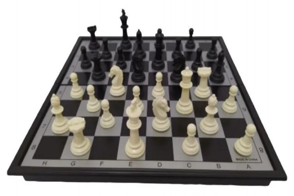 Dobrável xadrez chinês Board Game Set para adultos, 2 jogadores